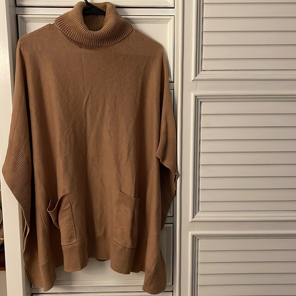 Michael Kors Turtleneck Poncho